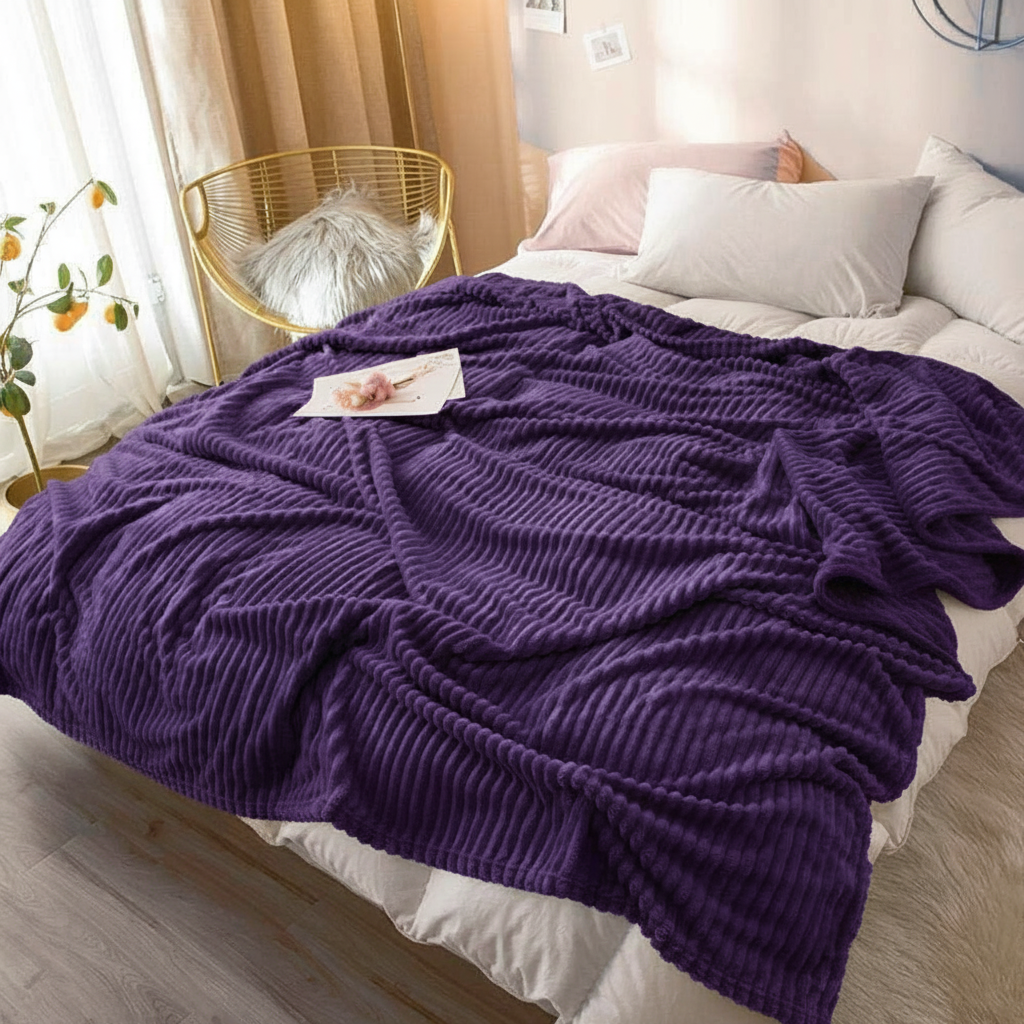 Декоративно текстурно одеяло за спалня 170x230 см
