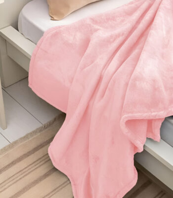 Меко одеяло wellsoft розово 100x170 см топло и пухкаво