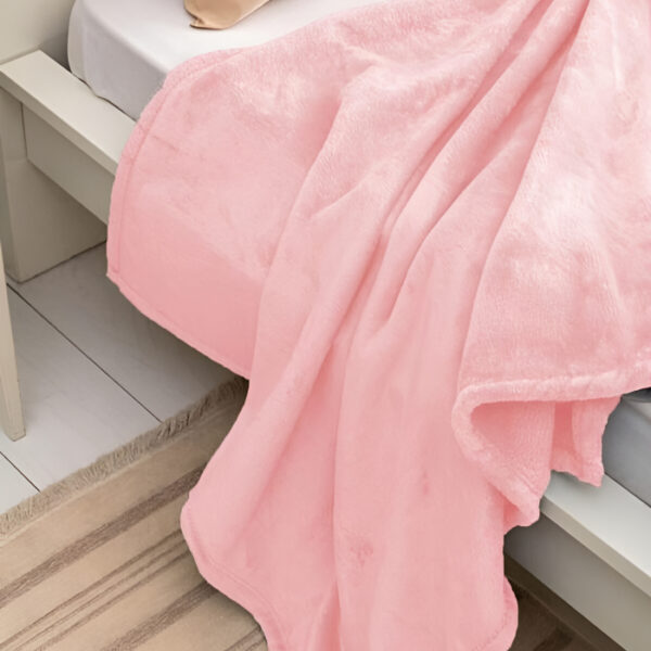 Меко одеяло wellsoft розово 100x170 см топло и пухкаво