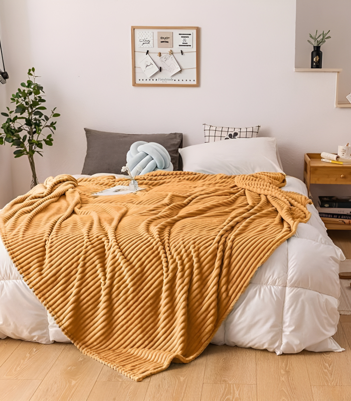 Текстурно одеяло Single Fit 170x230 см с уникална мека текстура