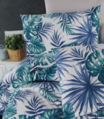 Синьо спално бельо Verde чаршаф двойно легло 240x260 см