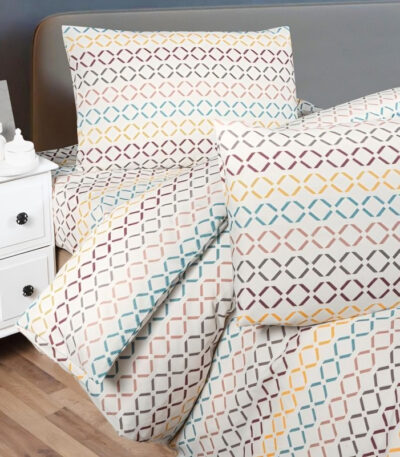 Verona памучно спално бельо детайл висококачествена тъкан 90% памук