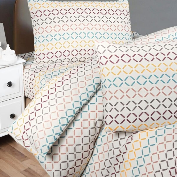 Verona памучно спално бельо детайл висококачествена тъкан 90% памук