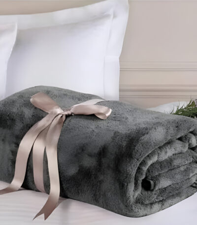 Стилно одеяло wellsoft антрацит 170x230 см тъмно модерно