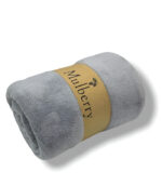 Практично одеяло за спалня сиво размери 220x230 см универсално