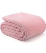 Нежно одеяло за спалня розово размери 220x230 см стилно