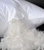 Луксозна възглавница детайл от 100% гъши пера естествен пълнеж