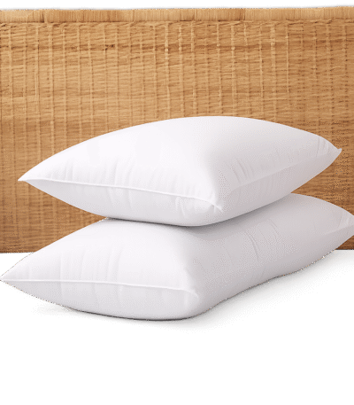 Силиконова възглавница комплект 2 броя 1000г памучен калъф мека