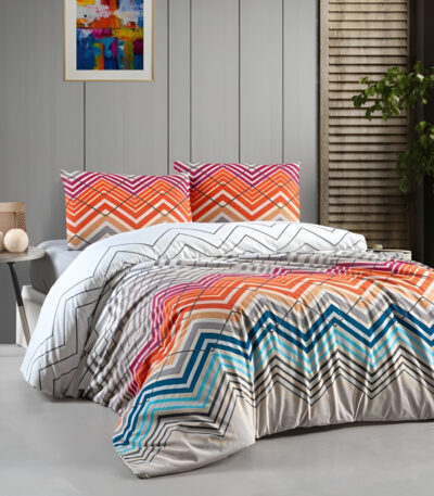 Alexa луксозно памучно спaлно бельо с ластичен чаршаф за двойно легло 200x220 см