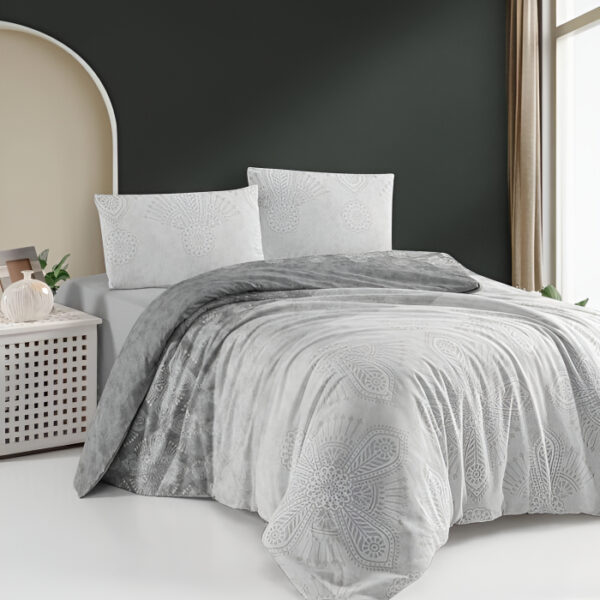 Памучно спално бельо Aren качествена материя детайл