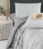 Практично спално бельо Aren чаршаф с ластик памук 100x200 см