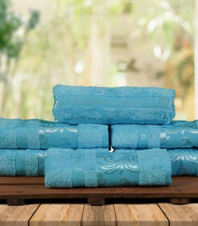 Бамбукова хавлия 50x90 см органична мека от бамбук и памук