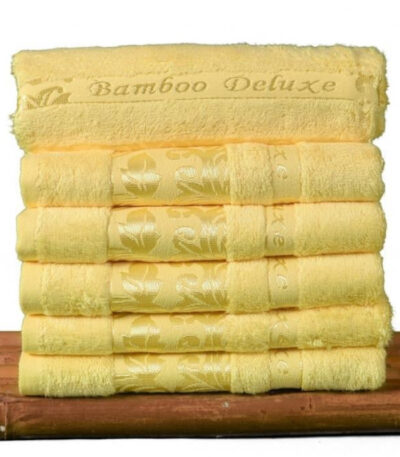 Бамбукова хавлия 50x90 см органична мека от бамбук и памук