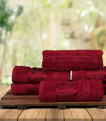 Бамбукова хавлия 50x90 см органична мека от бамбук и памук