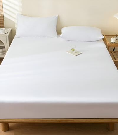 Чаршаф с ластик комплект с калъфки за възглавници 160x200