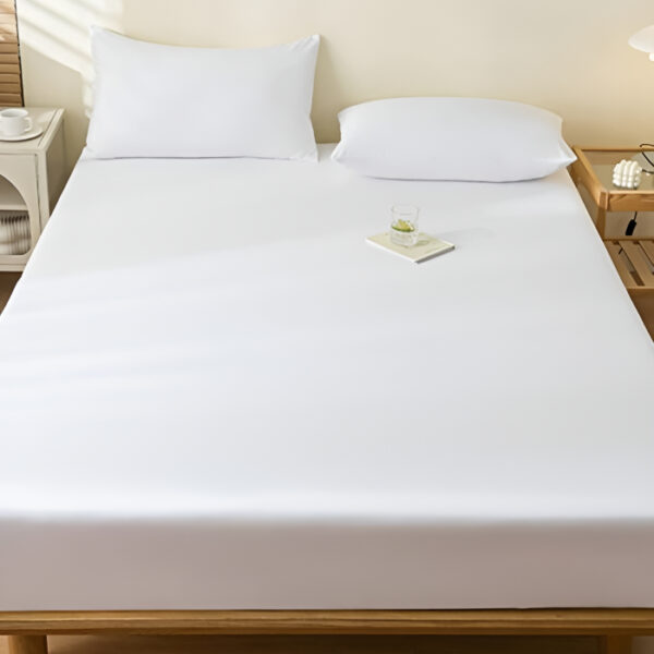 Чаршаф с ластик комплект с калъфки за възглавници 160x200