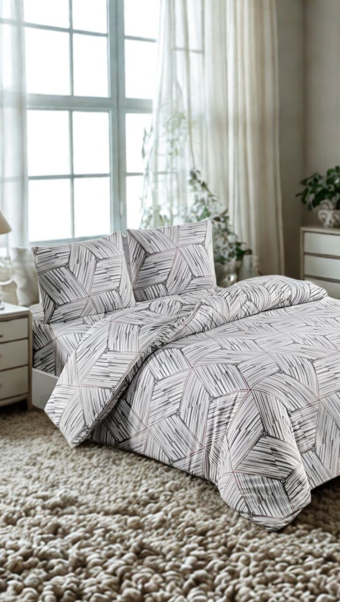 Спално бельо Lizbo Ranforce в модерна спалня