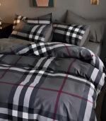 Спално бельо двулицево 200x220 см с ластичен чаршаф за двойно легло