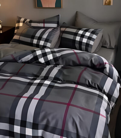 Спално бельо двулицево 200x220 см с ластичен чаршаф за двойно легло