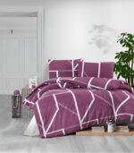 спaлно бельо лилав комплект 4 части двойно легло