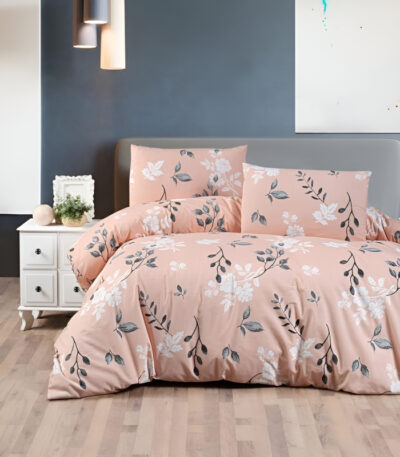 Rahel луксозно памучно спално бельо с ластичен чаршаф за двойно легло 200x220 см