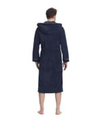 Памучен халат мъжки с джобове и колан удобен и практичен