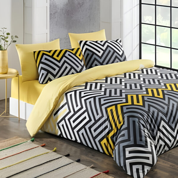 Спално бельо Violet Ranforce 200x220 памучен комплект