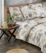 Бежово Памучно Спално Бельо