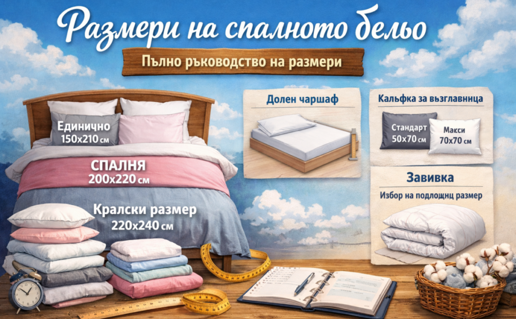 Размери сапално бельо