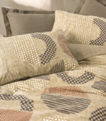 Елегантно спално бельо CottonBox Moona в топъл кафяв цвят