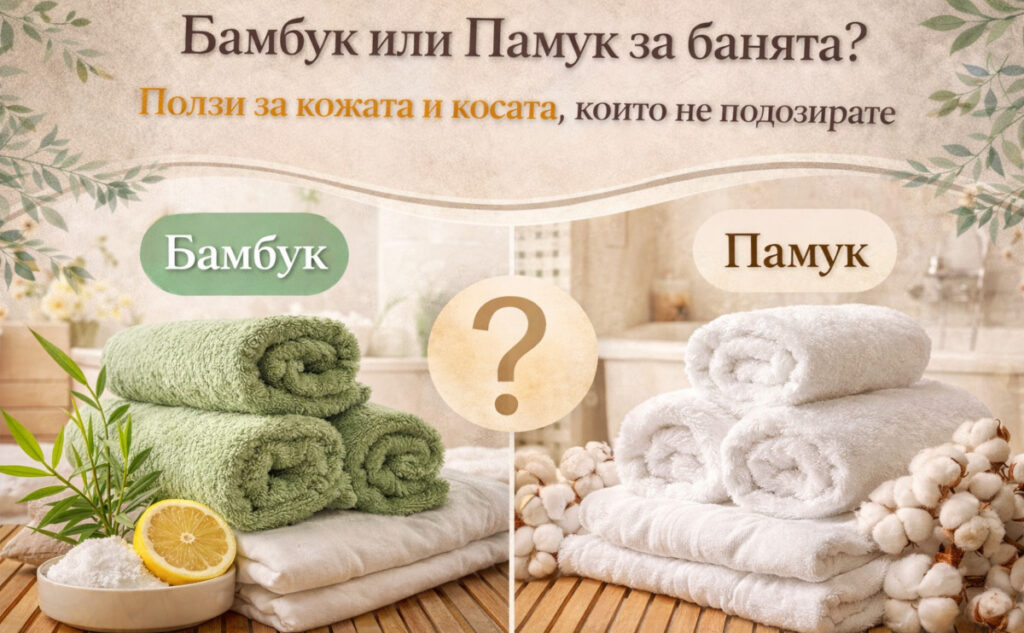 Бамбук или Памук за Банята? Ползи за Кожа и Коса