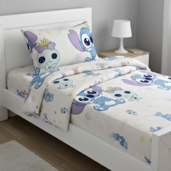 Детско спално бельо със сини анимационни герой