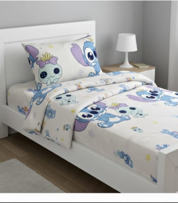 Детско спално бельо със сини анимационни герой