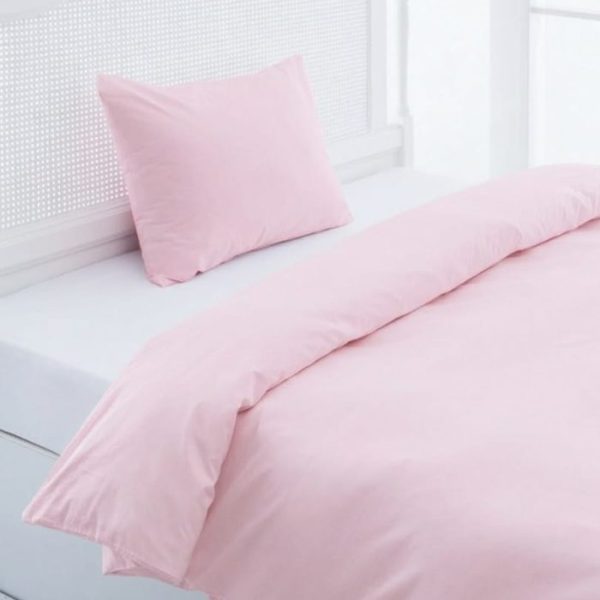 Детско спално бельо в розово от 100% памук ранфорс