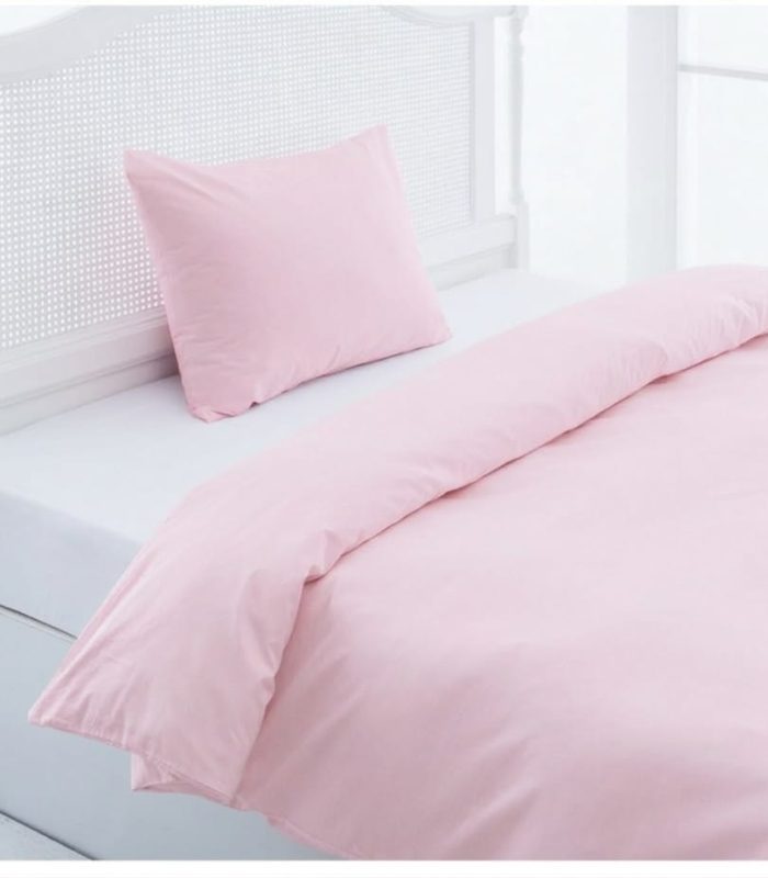 Детско спално бельо в розово от 100% памук ранфорс