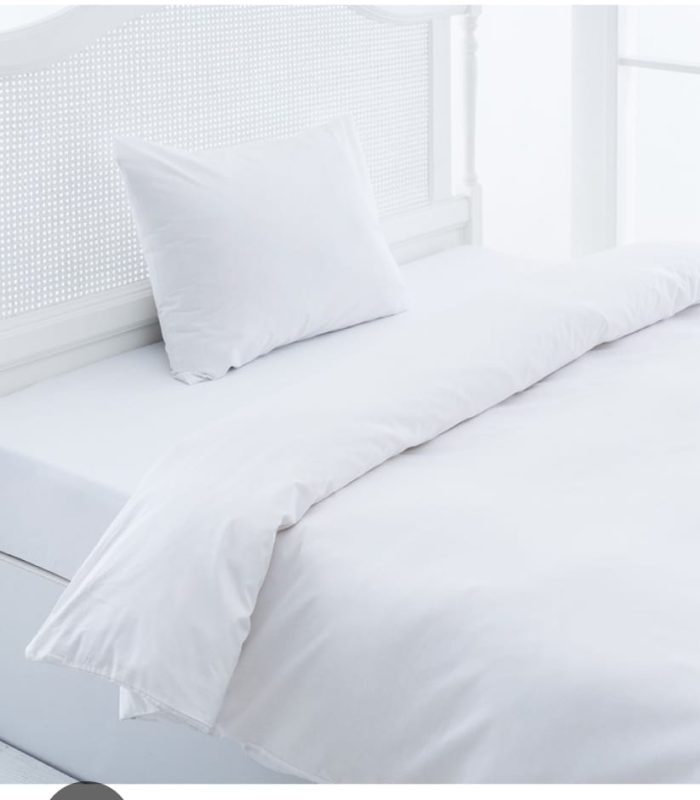 Детско Спално Бельо Бяло Ранфорс 3 части