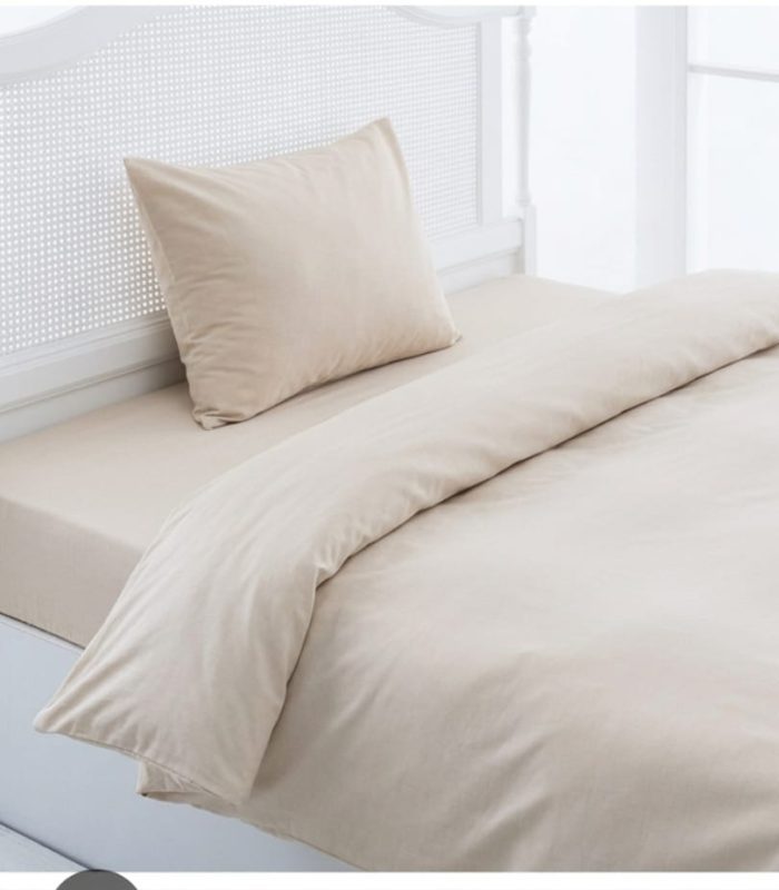 Детско спално бельо в топло бежово