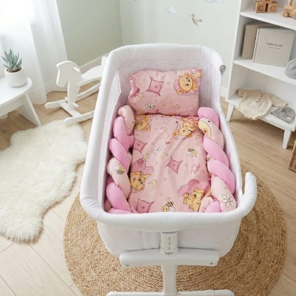 Детско спално бельо в розово за момиче