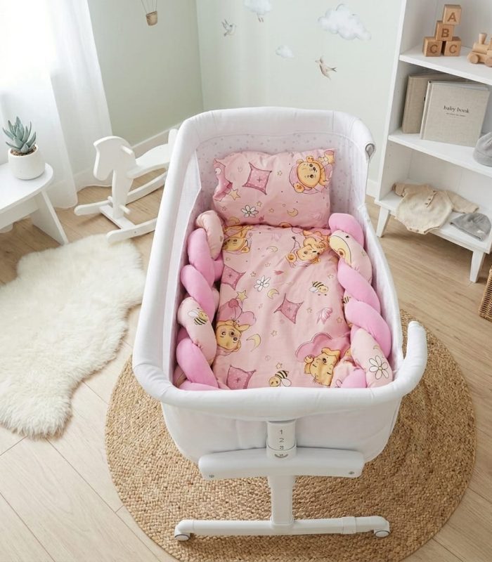 Детско спално бельо в розово за момиче