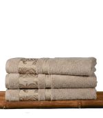 бамбукува хавлия 50x90 цвят бежов