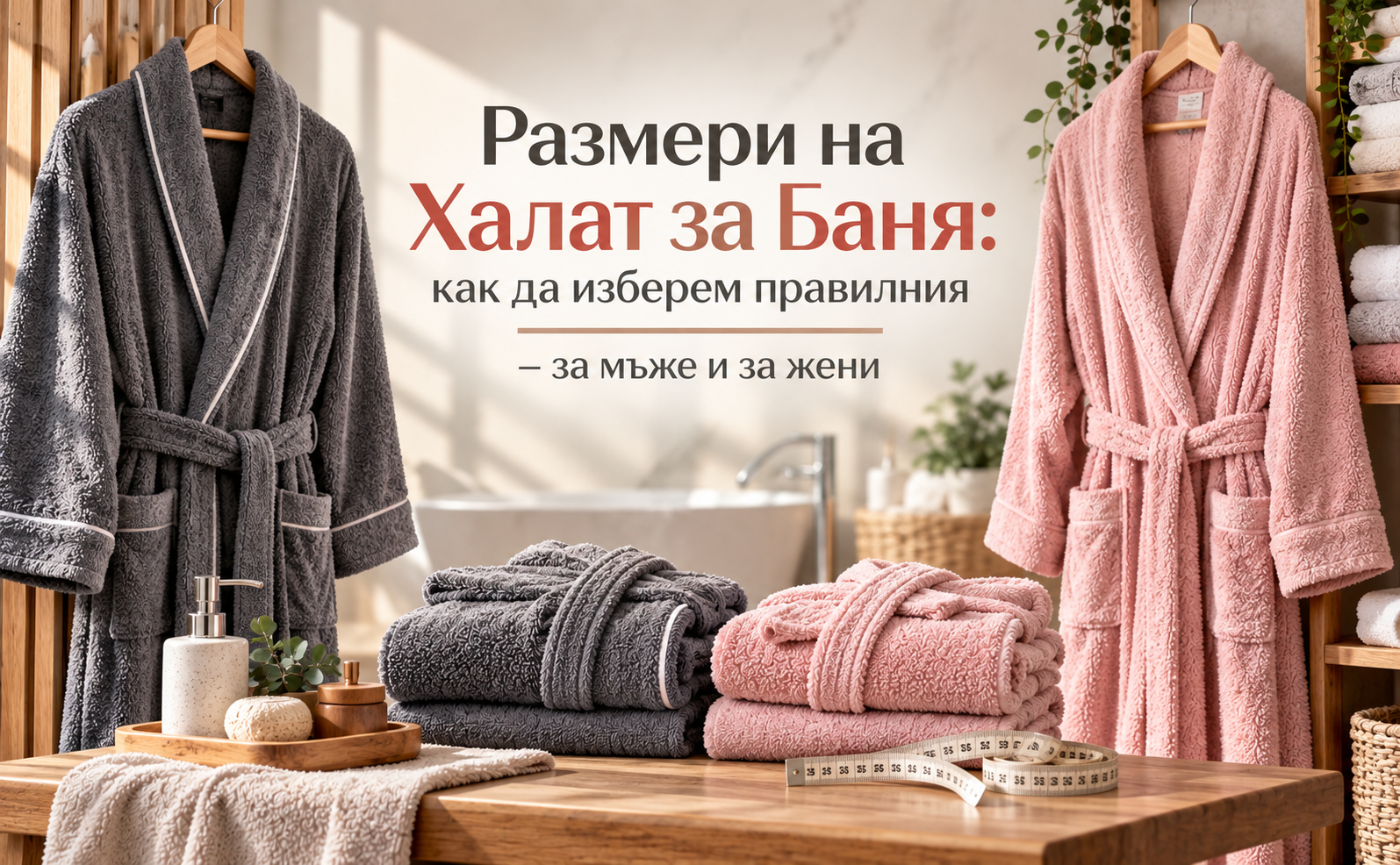 мъжки халат за баня Triga тъмносин по мярка