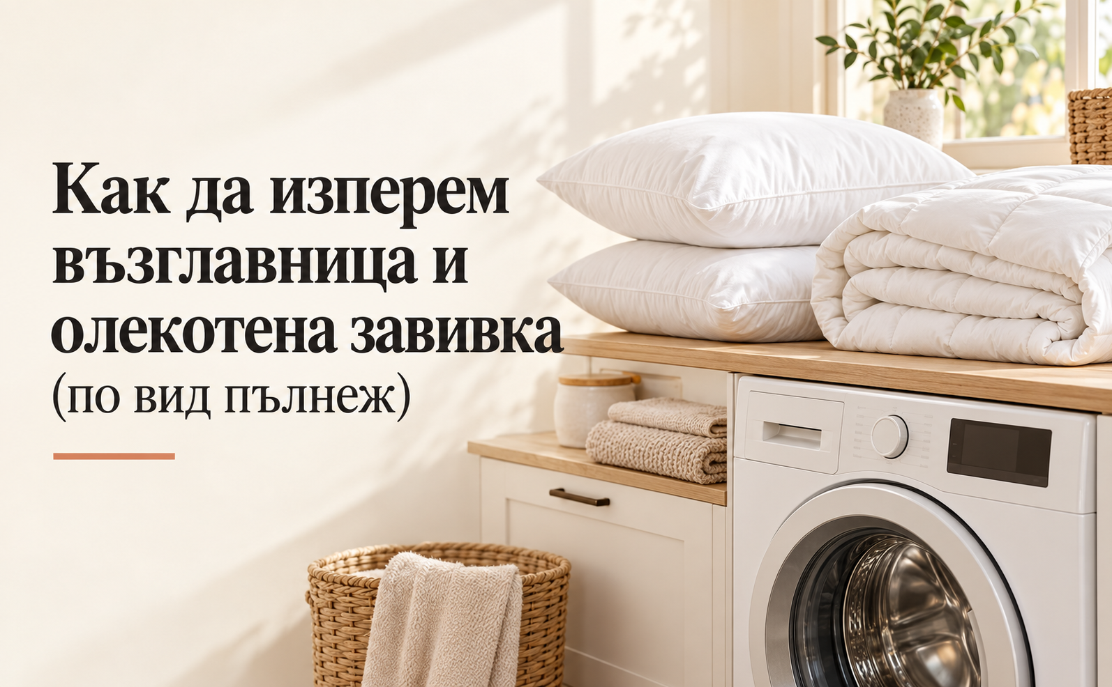 Как да изперем възглавница