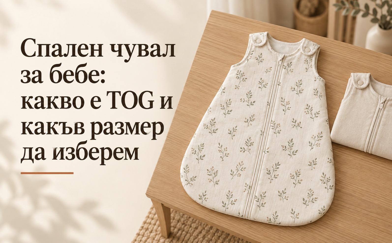 Спален чувал за бебе: какво е TOG и какъв размер да изберем
