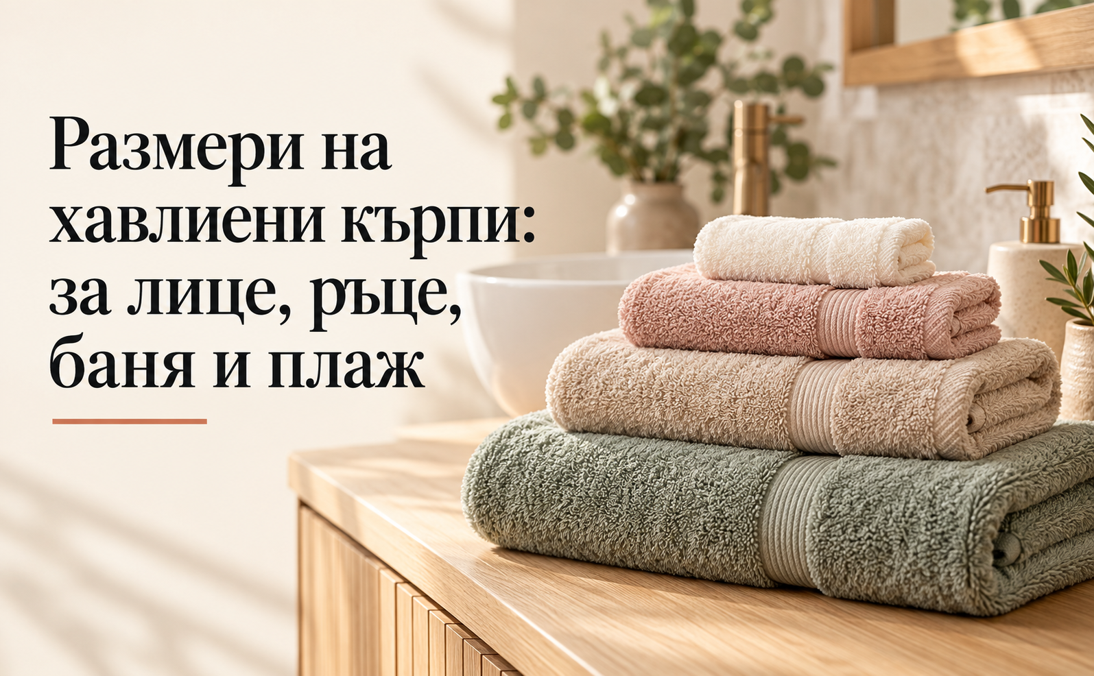 Размери на хавлиени кърпи